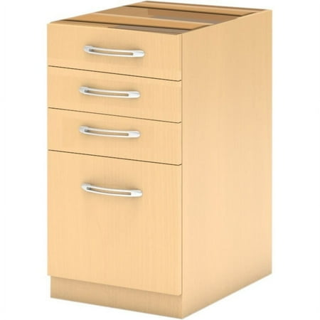 Mayline Pedestal File for Credenze/Return/Extended Corner, 4-Drawer