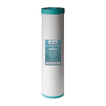 iSpring FM25B - Iron Manganese Reducing Replacement Water Filter, High Capacity 4.5