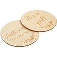 thumbnail image 3 of 2Pcs Creative Baby Growth Commemorative Cards Wooden Growth Milestone Cards, 3 of 8