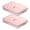 Pink, variant on Partheme 2 Pack 24 Capacity Egg Holder for Refrigerator Organizer Bins, Clear Egg Storage Container for Fridge with Lid, Pink