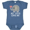 thumbnail image 3 of Inktastic My Yaya Loves Me Grandchild Boys or Girls Baby Bodysuit, 3 of 5