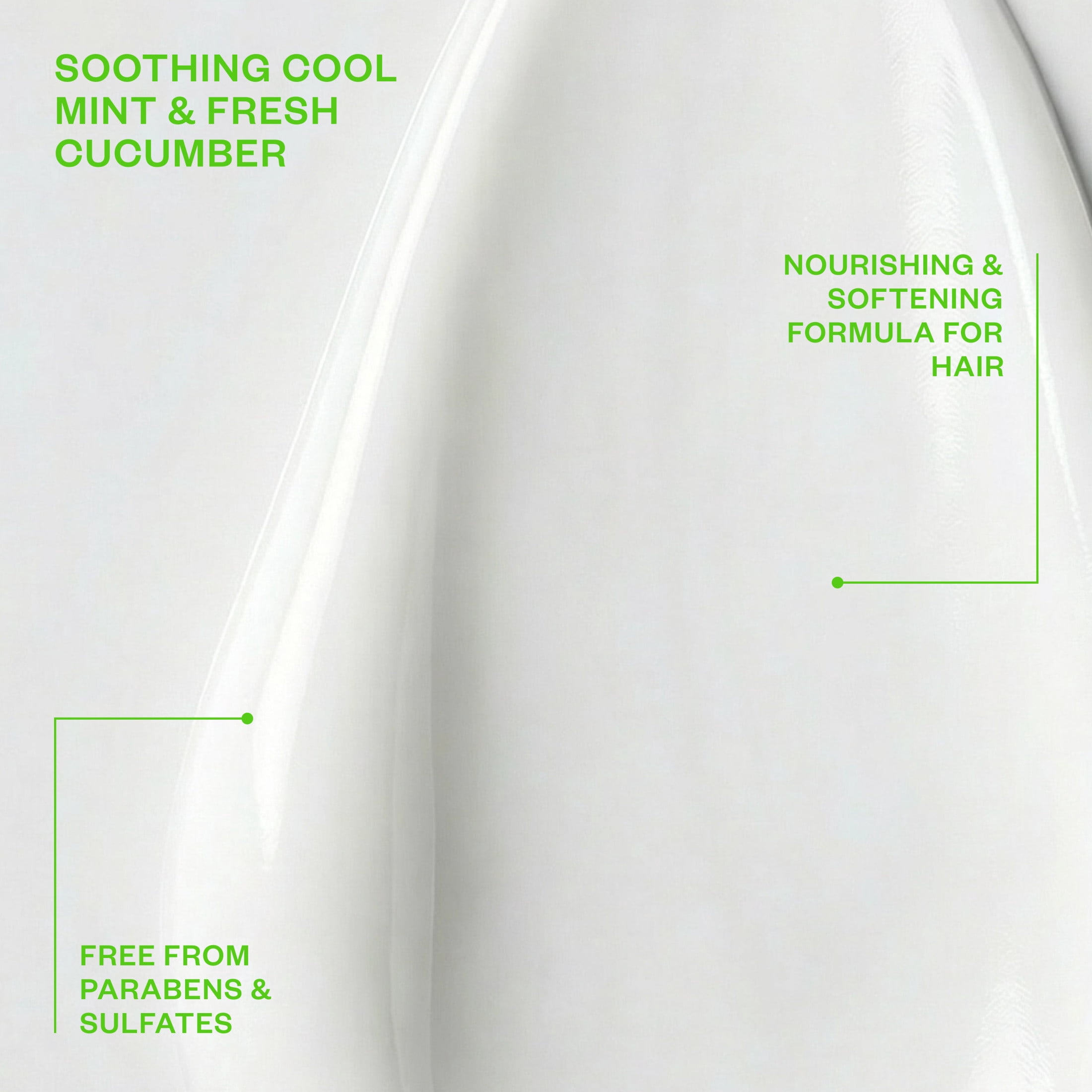 True Fresh Mint & Cucumber Moisturizing Conditioner - Moisturizing and Hydrating Formula for Women & Men, 16.4 fl oz