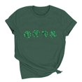 thumbnail image 5 of Women's Festival T-Shirt - Funny Holiday Graphic Tee, Valentine's St. Patrick's Easter Mother's Day Print T-Shirt, 5 of 8