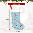thumbnail image 4 of Salouo I Am A Fan Popcorn Print Christmas Stockings,Large Xmas Stocking Set of 1 Holiday and Farmhouse Stocking for Christmas Holiday Party Decoration(17.7*11 Inch), 4 of 7