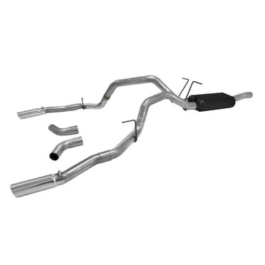 Flowmaster 817505 Cat-back System 409S - Dual Rear/Side Exit - Force II - Moderate Sound