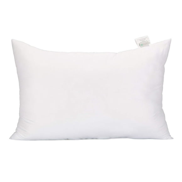 Acanva Fluffy Pillow Insert for Bed Sleeping, Decorative Stuffer Cushion Sham Filler, Standard 20x26(Pack of 1), White
