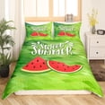 thumbnail image 3 of Duvet Cover Queen Size,Cartoon Watermelon Comforter Cover with 2 Pillowcase for, 3 of 6
