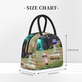 thumbnail image 4 of Lsque Pikmin Print Lunch Bag, Insulated Lunch Box, Small Leakproof Cooler Food Lunch Containers Reusable High Capacity Lunch Tote Bags for Work, Travel, Outdoor, 4 of 8