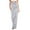 White, variant on Baberdicy Solid Pants Women Glitter Sequin Pant High Waisted Bell Bottom Flared Pant Stretchy Casual Home Pant Fashion Pant Sweatpants Women Grey S-L