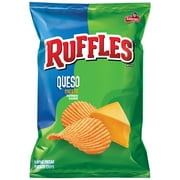 Ruffles Queso Cheese Potato Chips 2.625 Ounce Bag