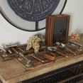 thumbnail image 2 of DecMode 9" x 3" Brown Leather 7 Piece Bar Tool Set with Decorative Box, 1-Piece, 2 of 10