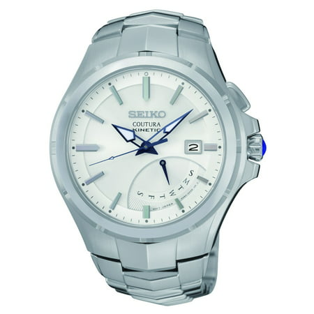 Men's SRN063 Coutura Kinetic Retrograde Silver-Tone Stainless Steel