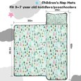thumbnail image 5 of Light Blue Christmas Tree Pattern Toddler Nap Mats for Kids Preschool,60"x20" Sleeping Mat Bag or Kids,Toddler Sleeping Bag,Toddler Nap Mat or Daycare, 5 of 6
