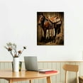 thumbnail image 2 of COMIO  - Canvas Prints American West Rodeo Cowboy Wall Art Painting Brown Straw Hat on Leather Rancher Roper Boots Picture on Canvas Vintage Artwork Stretched for Home Office Decoration, 2 of 4