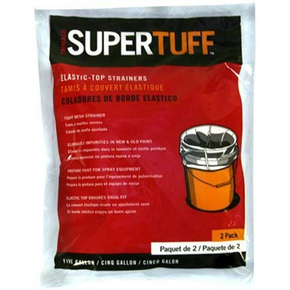 Elastic Top Paint Strainer, 5 Gallon Size, 2 Per Pack