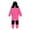Hot Pink, variant on KAUOD Boys Girls One Piece Snowsuits Outdoor Ski Snowboard Snow Suits Kids Waterproof Insulated Winter Puffer Jumpsuit