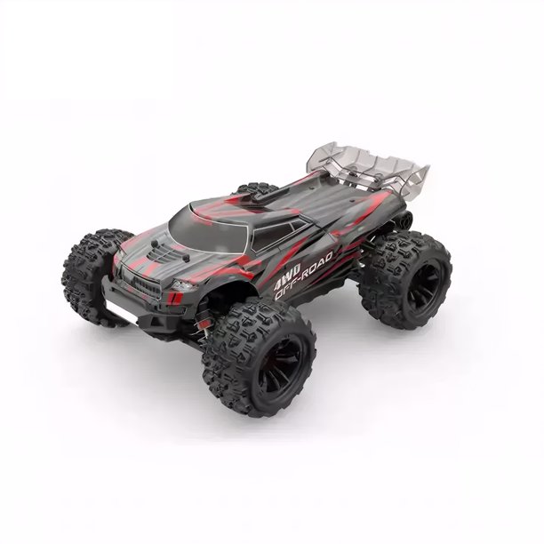 Bewildely Coche RC de alta velocidad 4x para adultos, camión de Control sin escobillas 4WD, coche RC rápido sin escobillas Kits de construcción modelo