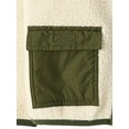 thumbnail image 2 of The Children's Place Baby & Toddler Boys Contrast Utility Zip Up Sherpa Jacket, Sizes 6M-5T, 2 of 3