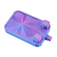 thumbnail image 1 of Bandeja para arte de diamantes con tapa, contenedor de almacenamiento fácil de usar, bandeja clasificadora de cuentas azul y violeta, 1 of 8