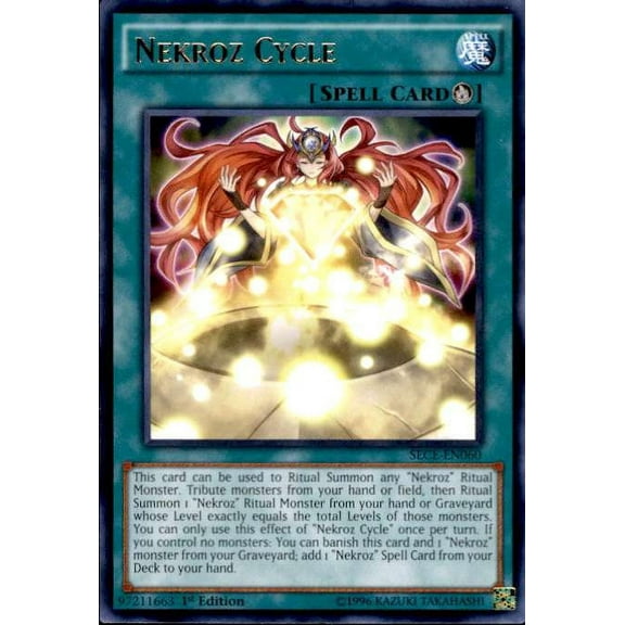 YuGiOh Secrets of Eternity Rare Nekroz Cycle SECE-EN060