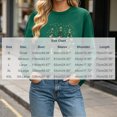 thumbnail image 2 of cocolona Christmas Sweatshirts for Women Christmas Tree Printed Crew Neck Long Sleeve Pullover Sweatshirts, 2 of 6