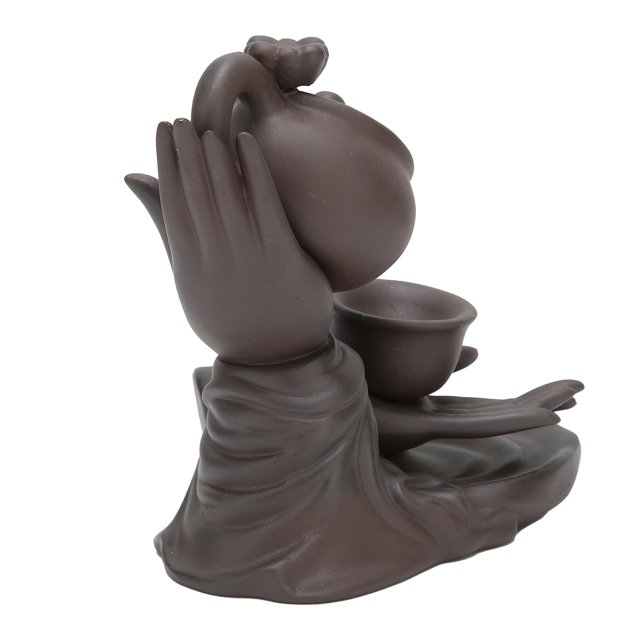 Spptty Figurines Miniatures Décoration de Jardin Encens Cascade Fumée Innovante Reflux Encens Titulaire Décoration de Table