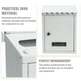 thumbnail image 3 of EASTIN Mailbox Box Letter Wall Locking Hanging Vintage Mail Mount Metal Retro Post Outdoor Drop Mounted Storage Lock Newspaper, 3 of 10