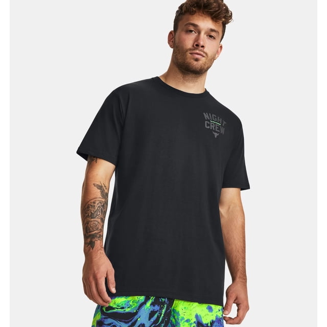 Playera Under Armour Project Rock Night Crew Talla M
