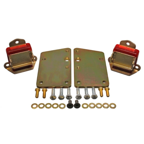 Energy Suspension 3.1148R Polyurethane Ls Conversion Motor Mounts Red Fits select: 1969-1982 CHEVROLET CORVETTE, 1968 CHEVROLET CHEVELLE