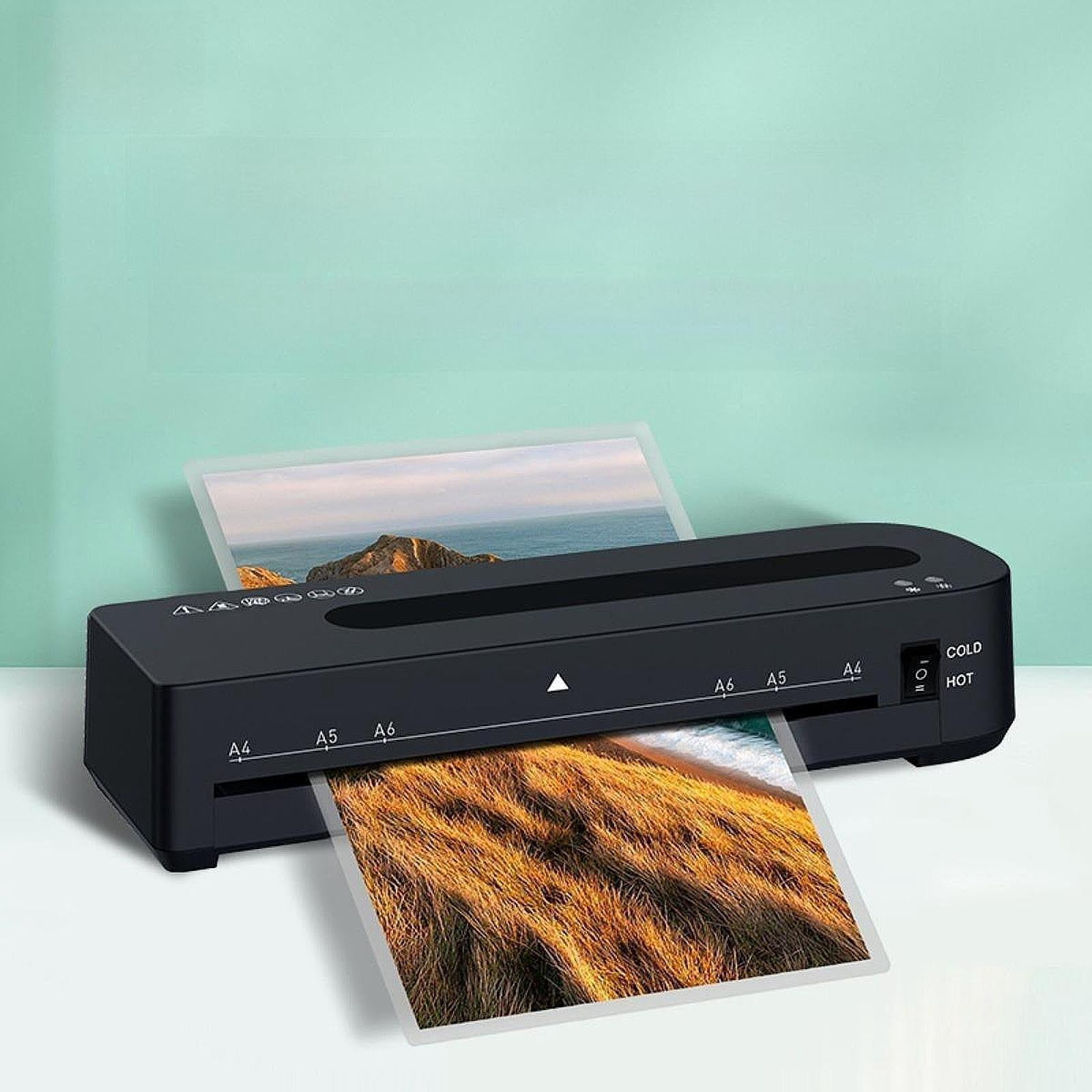 koolsoo Laminator Machine with Paper Trimmer,Cold Thermal Laminator,12.6inch 120S Warm up Personal Laminate Machine for Home School