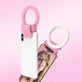 thumbnail image 4 of Portable Selfie Ring Light with Rechargeable Battery and Dimmer Clip-on Mini LED Beauty Ring Light with White/Warm/Neutral Lights for Phone Laptop Computer Tablet, 4 of 7