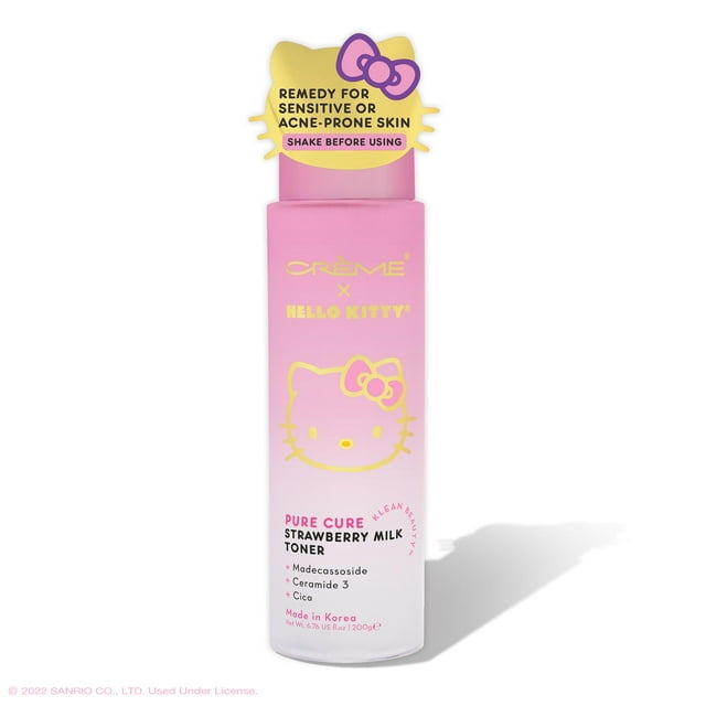 Tónico facial The Crème Shop x Hello Kitty Pure Cure Strawberry Milk