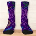 thumbnail image 2 of LSQii Fun Socks for Women Cozy Breathable Printed Cotton Knitted Fashion Novelty Crazy Cool Funky Socks Cute Gifts for Women Girl Carnival Pink, 2 of 7