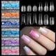 thumbnail image 2 of Nail art tips, no cutting, thin, semi-matte, ballet-style matte false nail tips, 600pcs, seamless nail tips (PMMA)., 2 of 5