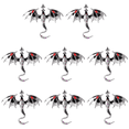 thumbnail image 4 of Broche de dragón volador Broche de dragón esmaltado exquisito para abrigo de traje (gris), 4 of 8