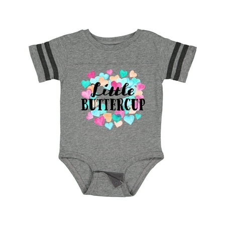 

Inktastic Little Buttercup Hearts Gift Baby Boy or Baby Girl Bodysuit