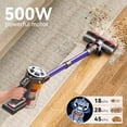 thumbnail image 2 of Aspiradora inalámbrica Belife S11, 500 W/45 kPa, 50 minutos de autonomía, para el hogar, con base de carga, ligera y antienredos, ideal para pelo de mascotas, alfombras y suelos de madera., 2 of 5