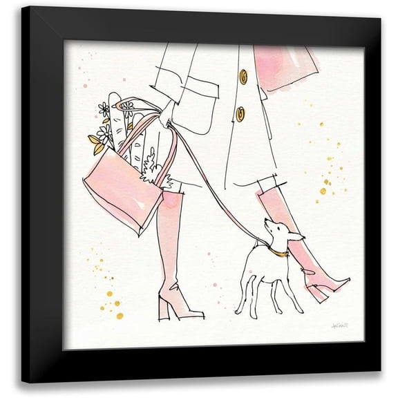 Tavoletti, Anne 12x12 Black Modern Framed Museum Art Print Titled - Fashion Feet I