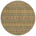 thumbnail image 2 of Addison Rugs Chantille Indoor/Outdoor Transitional Bohemian Green Washable Round Rug, 8' x 8', 2 of 6