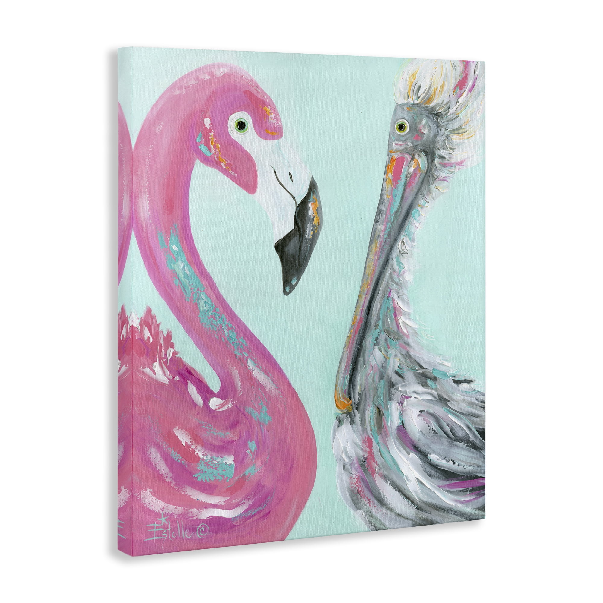 Stupell Industries Wild Nautical Birds Animals & Insects Painting Gallery Wrapped Canvas Art Print Wall Art, 30 x 40