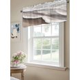 thumbnail image 4 of Abstract Wave Effect Valances for Windows Gary Brown Gradient Beach Kitchen Valance Curtain Rod Pocket Small Curtains for Cafe Bathroom Laundry Basement 54" x 18", 4 of 8