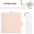 thumbnail image 2 of 12 Pack Large Cork Board Topboutique Cork Boards for Walls Bulletin Board Alternative Felt Wall Tiles with Removable Adhesive Stickers & Push Pins for Office Home Wall Decor,Pink-12*12 inch, 2 of 7