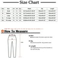 thumbnail image 3 of LLYwey High Waisted Linen Pants Women Spring and Summer Solid Pocket Bandage Elastic Waist Fashion Casual Full Length Pants Work Cargo Pants Female Long Pant Style H1535 Khaki XL, 3 of 7
