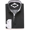 thumbnail image 3 of WARHORSEE Mens Dress Shirts Long Sleeve Regular Fit Printed Button Down Shirts, 3 of 11