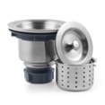 thumbnail image 6 of 30 Inches Kitchen Sink 304 Stainless Steel Sink Single Bowl Kitchen Sink 16 Gauge Stainless Steel Including Strainer, Bottom Grid, Roll-Up Drying Rack, 6 of 7