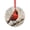Pattern-3, variant on Red Cardinal Bird With Sheet Music Ornament Holiday Decor And Xmas Gifts Ideas Winter Christmas Cardinal Bird Red Berries Round Christmas Ornament