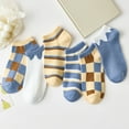 thumbnail image 1 of 5 Pairs Print Socks For Women Men Girls Series Print Colorful Pattern Novelty Cute Unisex Socks, 1 of 4