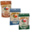 thumbnail image 3 of Mikey V’s Gator Toes Garlic Snack Bundle – Garlic Parmesan, Dill Pickle & Ranch Flavored Deep Fried Garlic Cloves, Crunchy Gourmet Snack Variety Pack, 3 Pack, 3 of 8