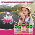 thumbnail image 2 of Walkie Talkies Ptnerbeh Kids, 22 canales, 4,8 km, color rosa, 2 of 7