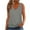 Gray, variant on Kovlvoll Womens Tank Tops Summer Clothes Casual V Neck Sleeveless Solid Color Loose Fitting Outfit Basic Camis Shirts